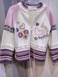 Piękny elegancki sweterek dla dziewczynki, możliwa wysyłka