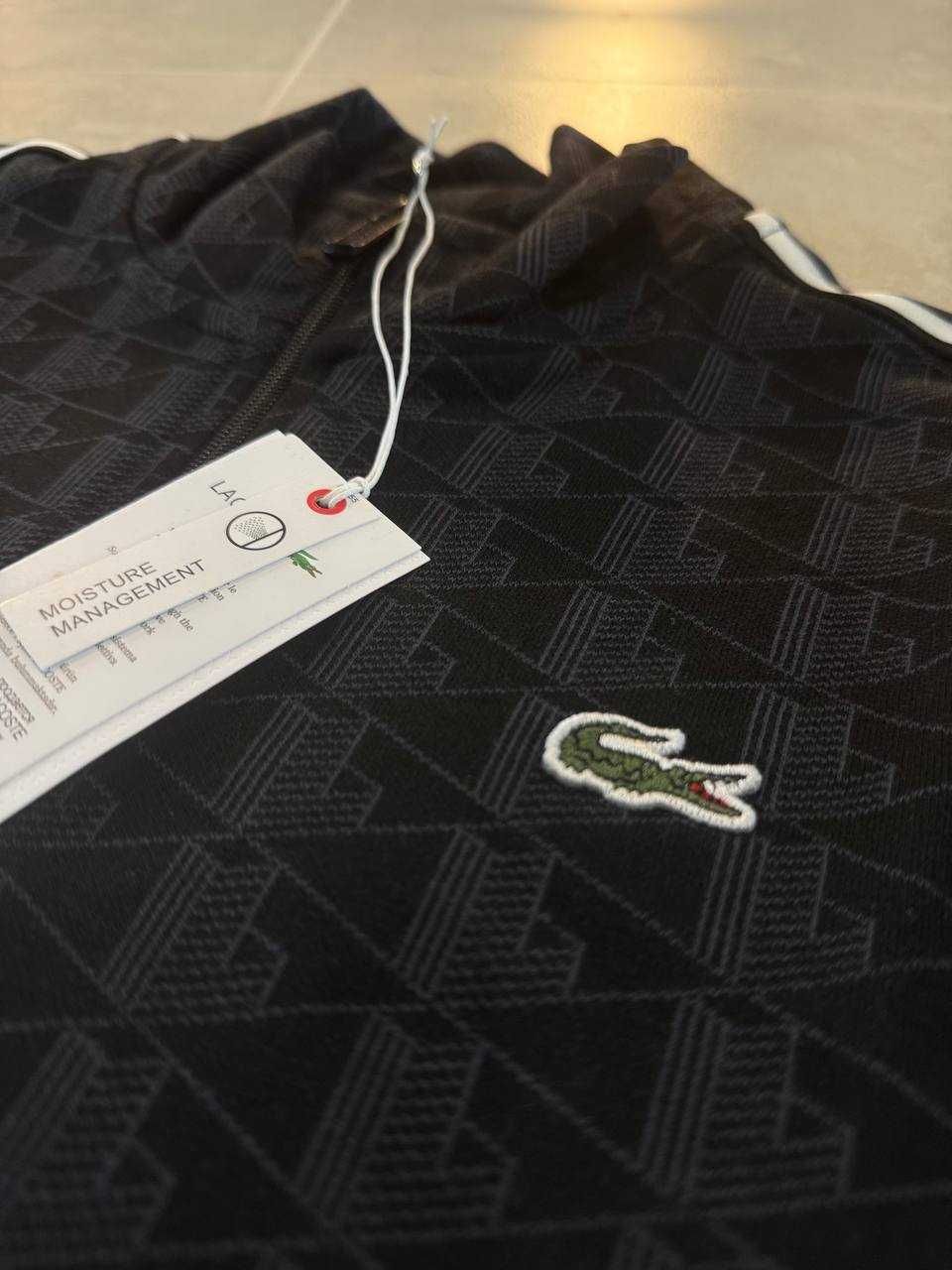 Nowe dresy Lacoste Monogram Black