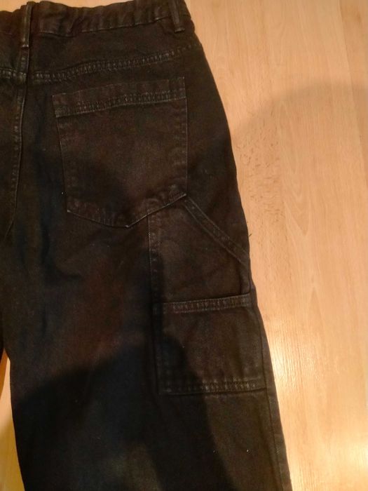 Spodnie jeansowe czarne rozmiar 164