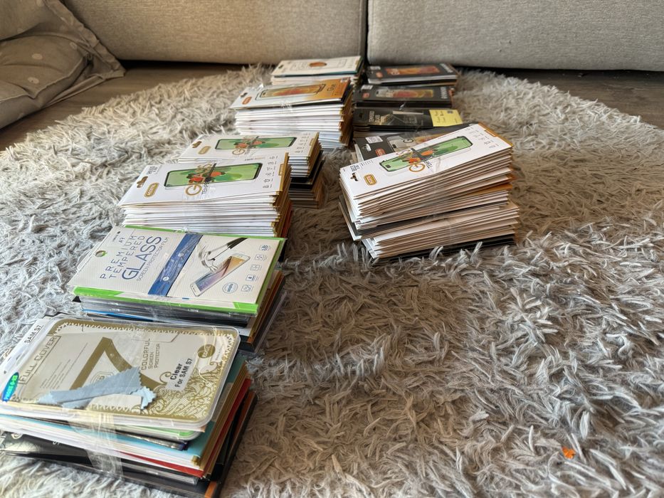 Peliculas de vidro NOVAS 229 iphone/Sam/Tcl/xiaomi/ huawei/oppo