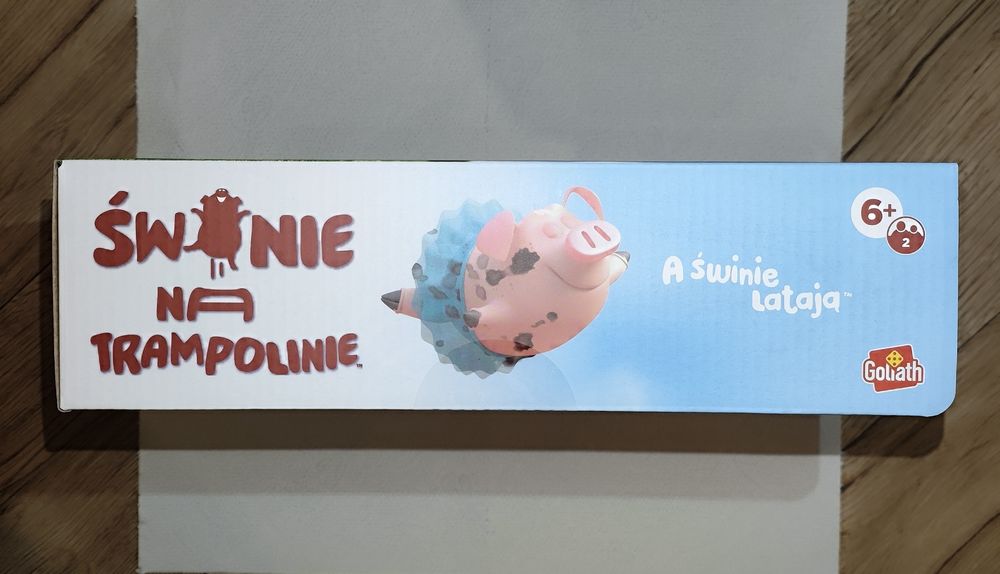Świnie na trampolinie. Nowe. Idealne na prezent mikołajkowy