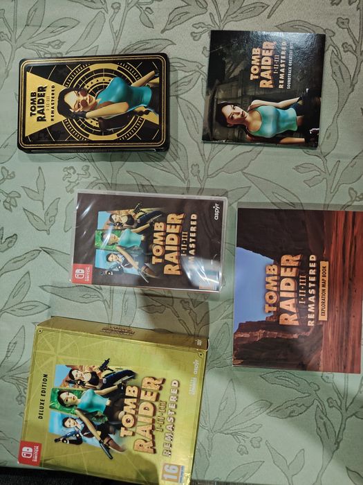 Tomb Raider remastered I II III deluxe edition switch