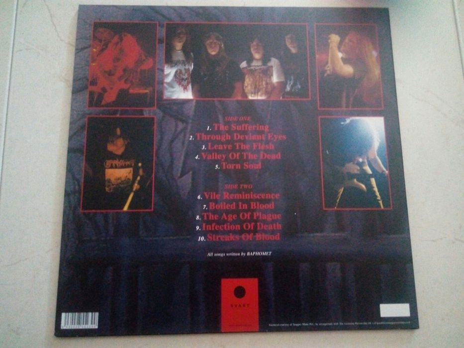Baphomet - " The Dead Shall Inherit " ... Lp em vinil vermelho