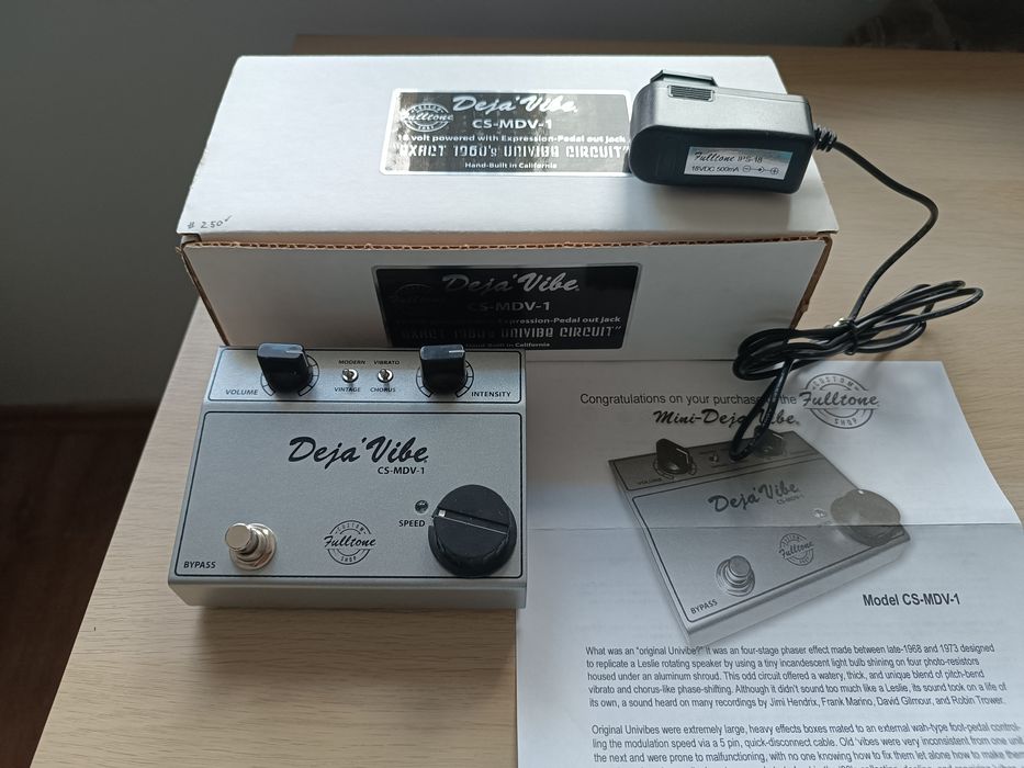 Fulltone Deja Vibe uni vibe univibe