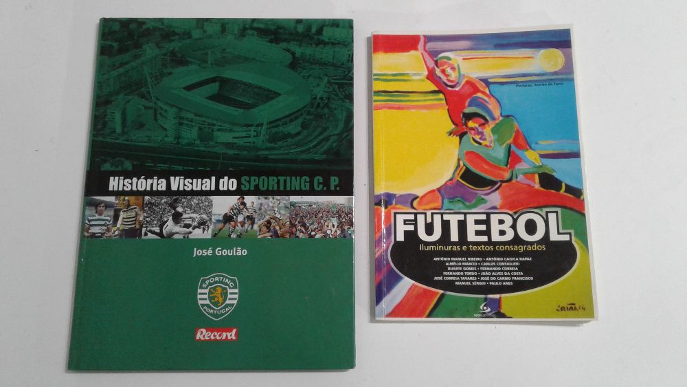 Diversos livros sobre Futebol