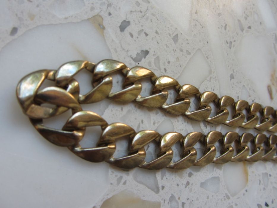 Naszyjnik, łańcuszek z zapięciem z lat 80/90 (długość 46 cm)