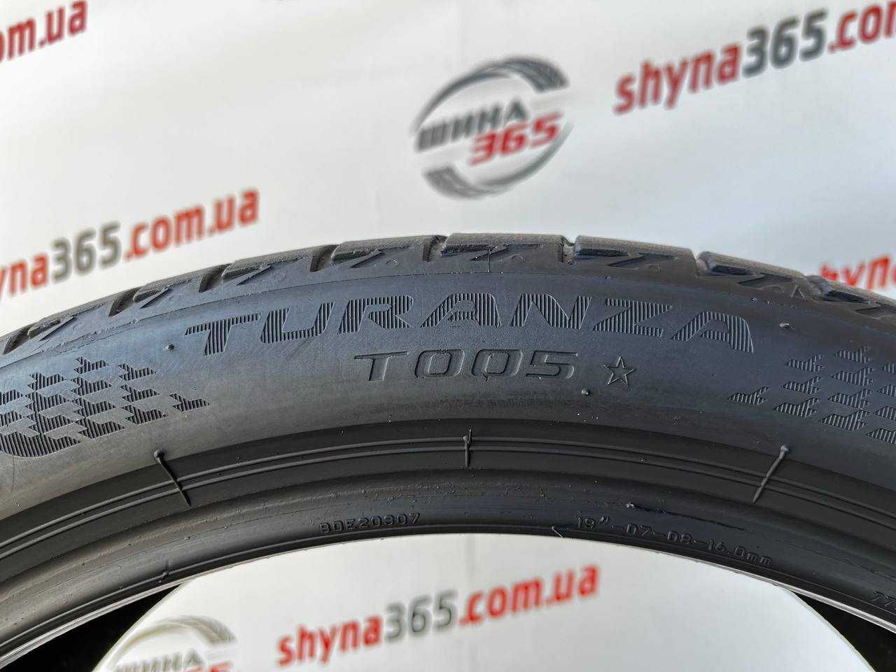 Різноширокі шини 225/40 255/35 R19 BRIDGESTONE TURANZA T005 RUN FLAT