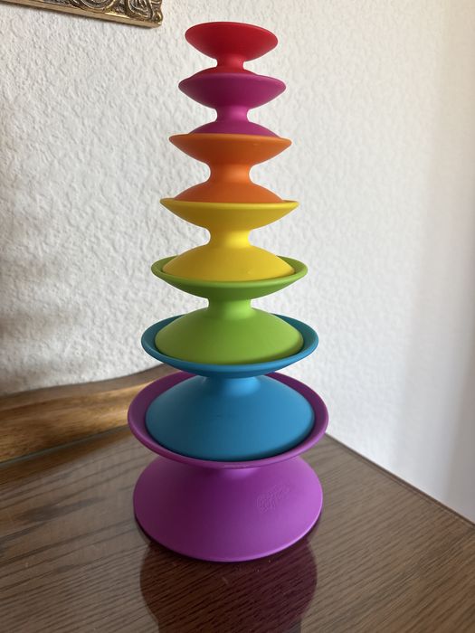 Fat Brain Toys Wieża ze szpulek