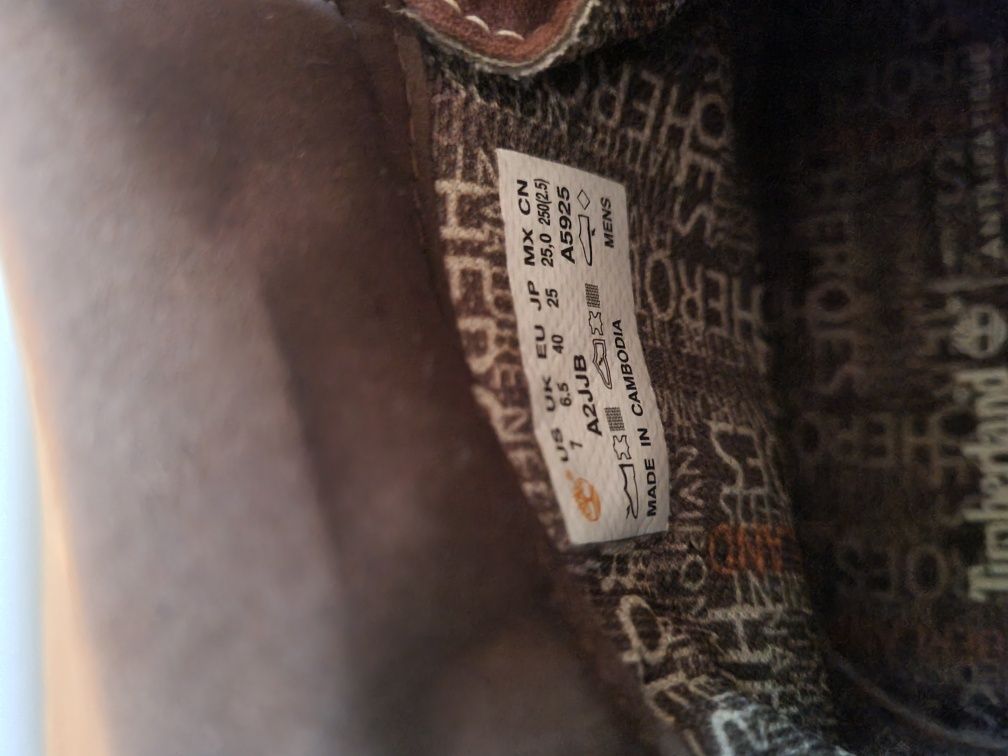 Botas Timberland A2JJB Marrom Tam 40