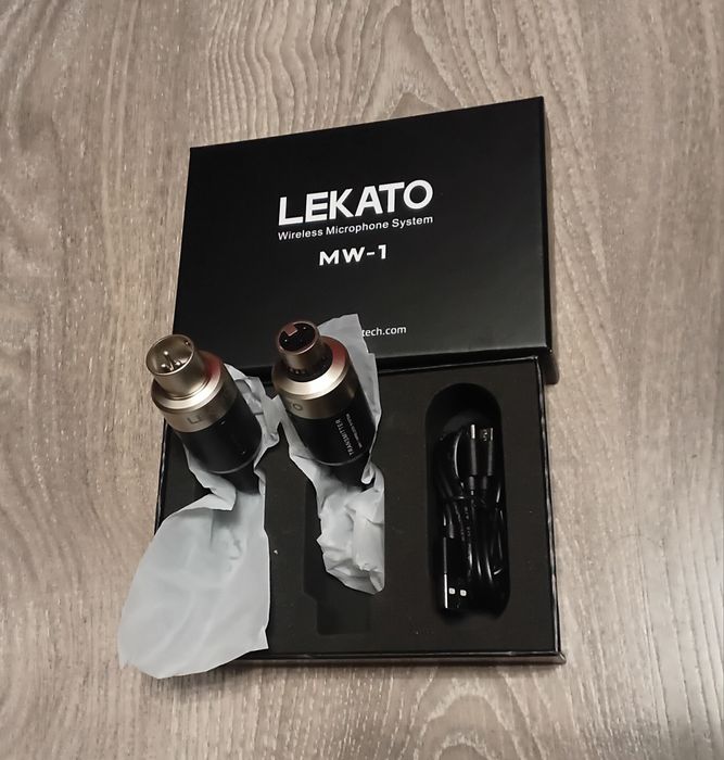 Бездротовий мікрофон LEKATO MW-1, новий.