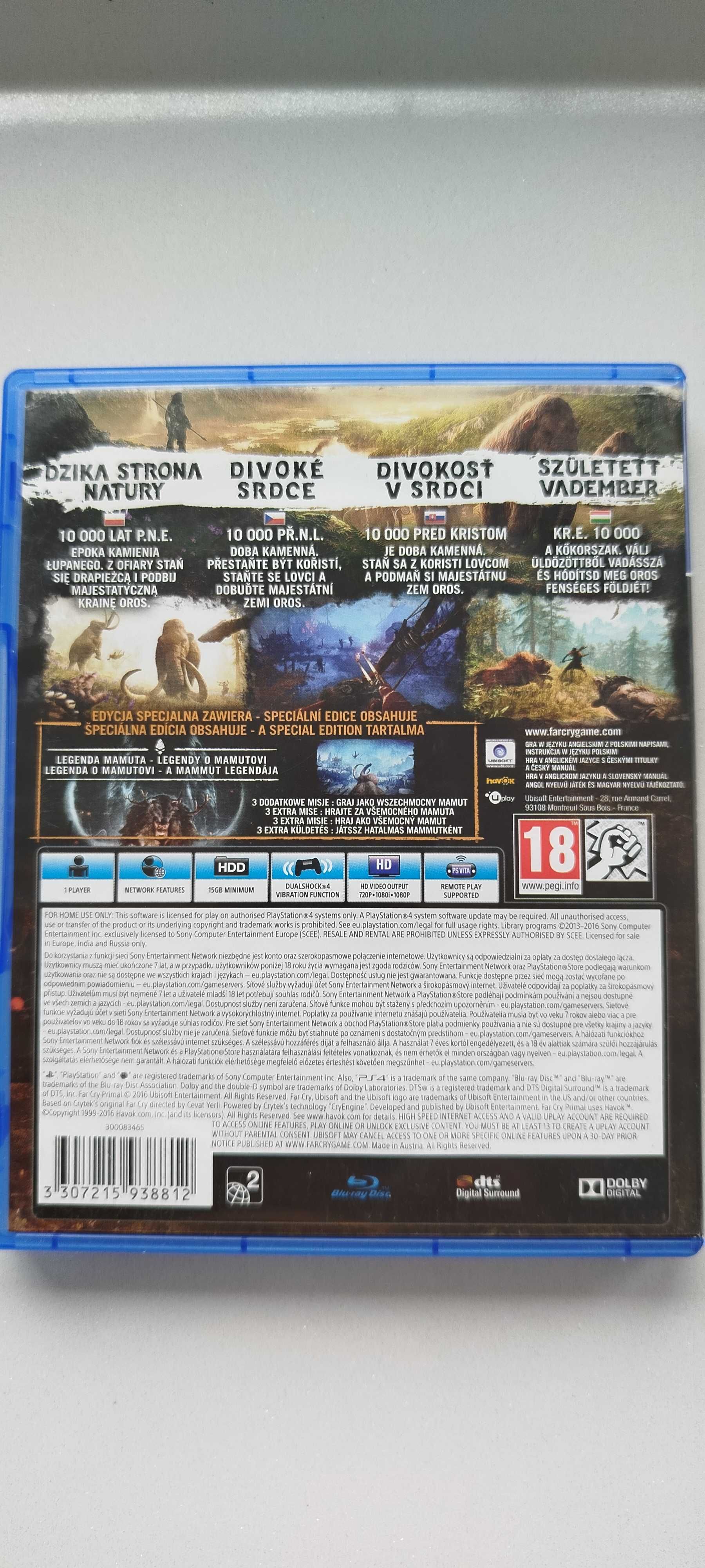 Gra Farcry Primal PS4 działa na PS5