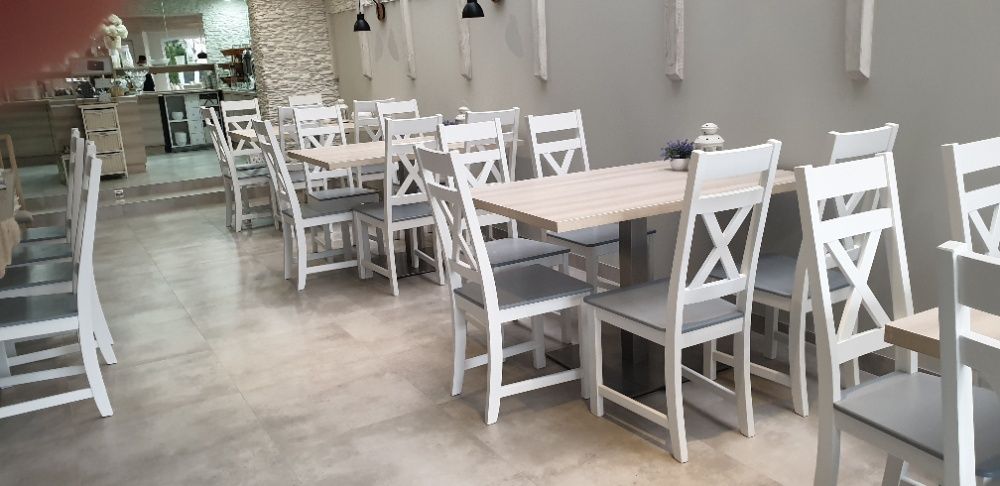 Krzesło krzyżak prowansalskie skandynawskie do restauracji producent