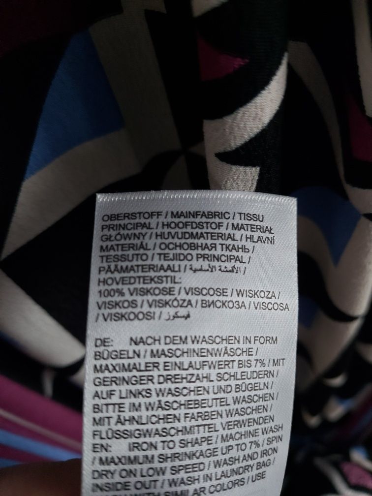 ULLA POPKEN długa efektowna sukienka maxi wiskoza 54/56 Plus size