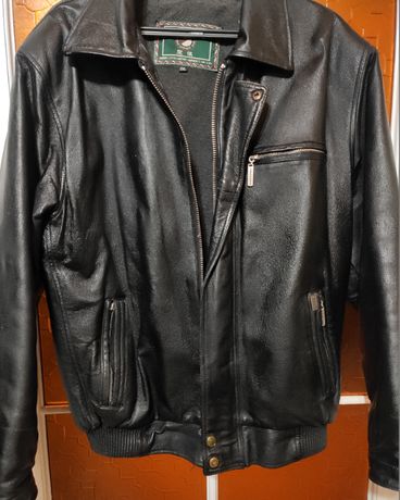 Куртка кожаная мужская Ветровка XL (54 см)