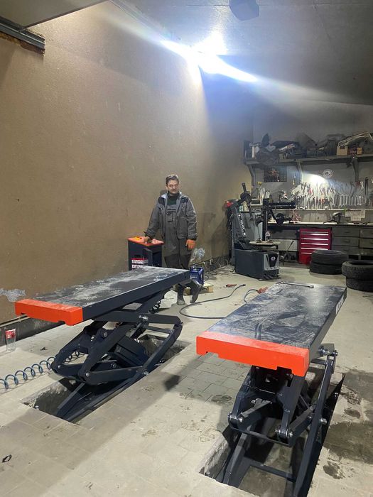 Підйомник ножичний вбудований 3-3.5т Well Kraft 301MS/305MS