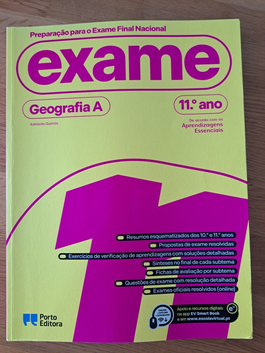 Preparação Exame Final Nacional - Geografia A - 11° ANO Porto  Editora