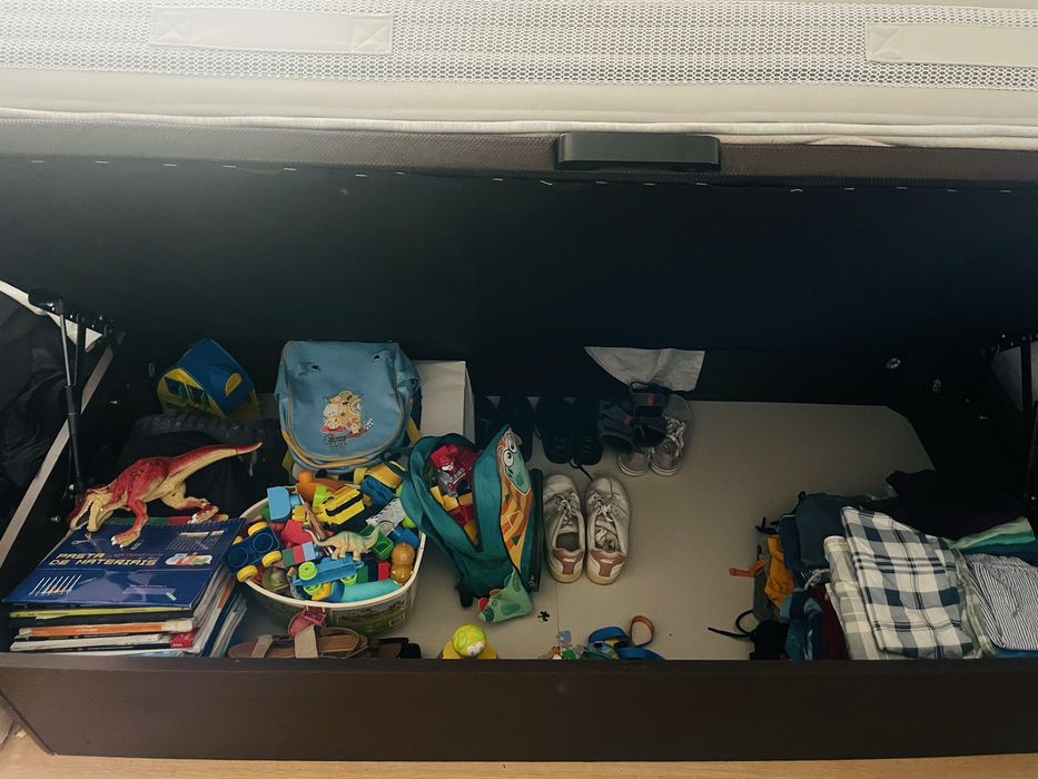 Cama sommier de solteiro