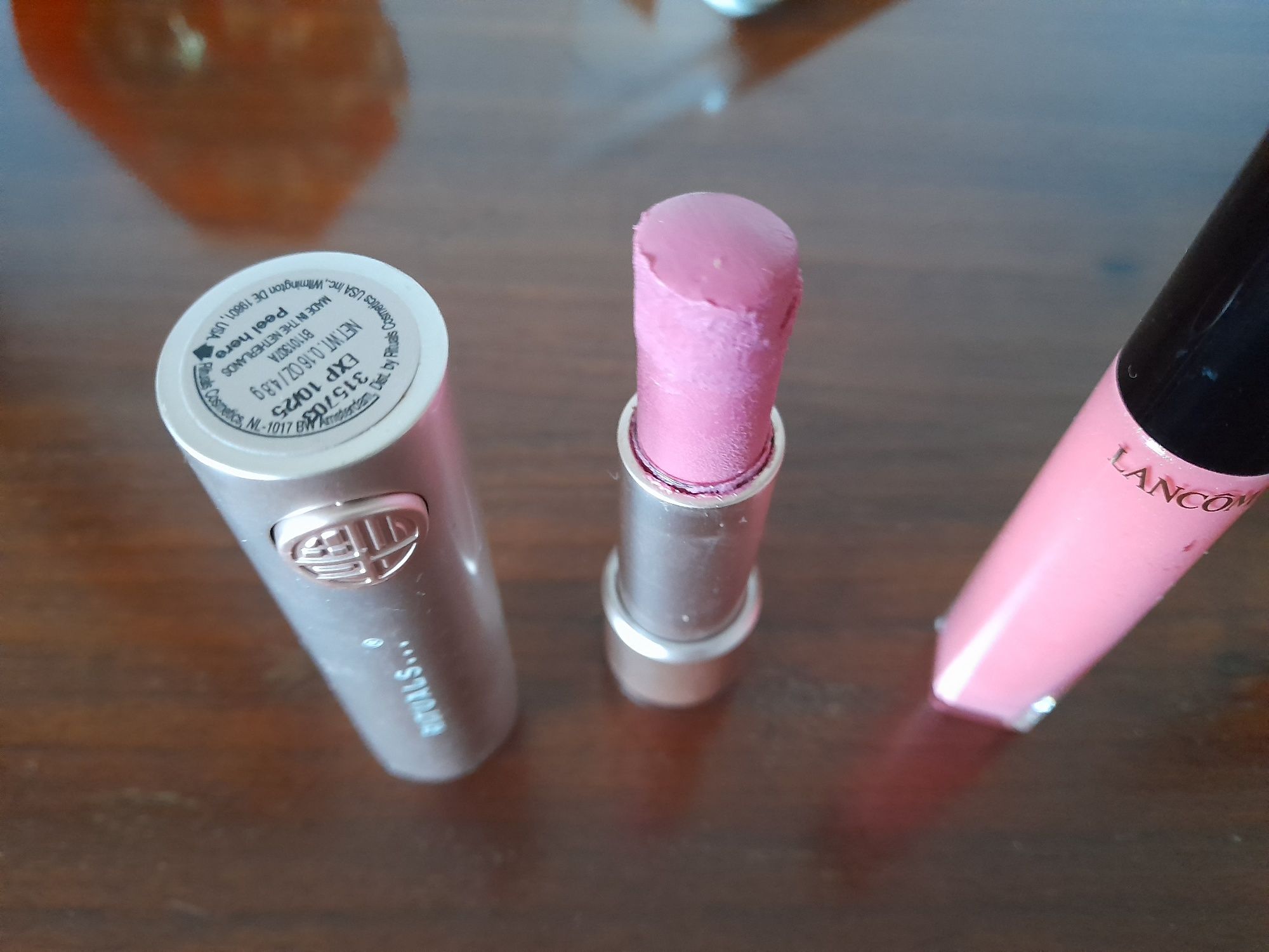 Lip gloss da Lancôme e batom hidratante da Rituals- novos