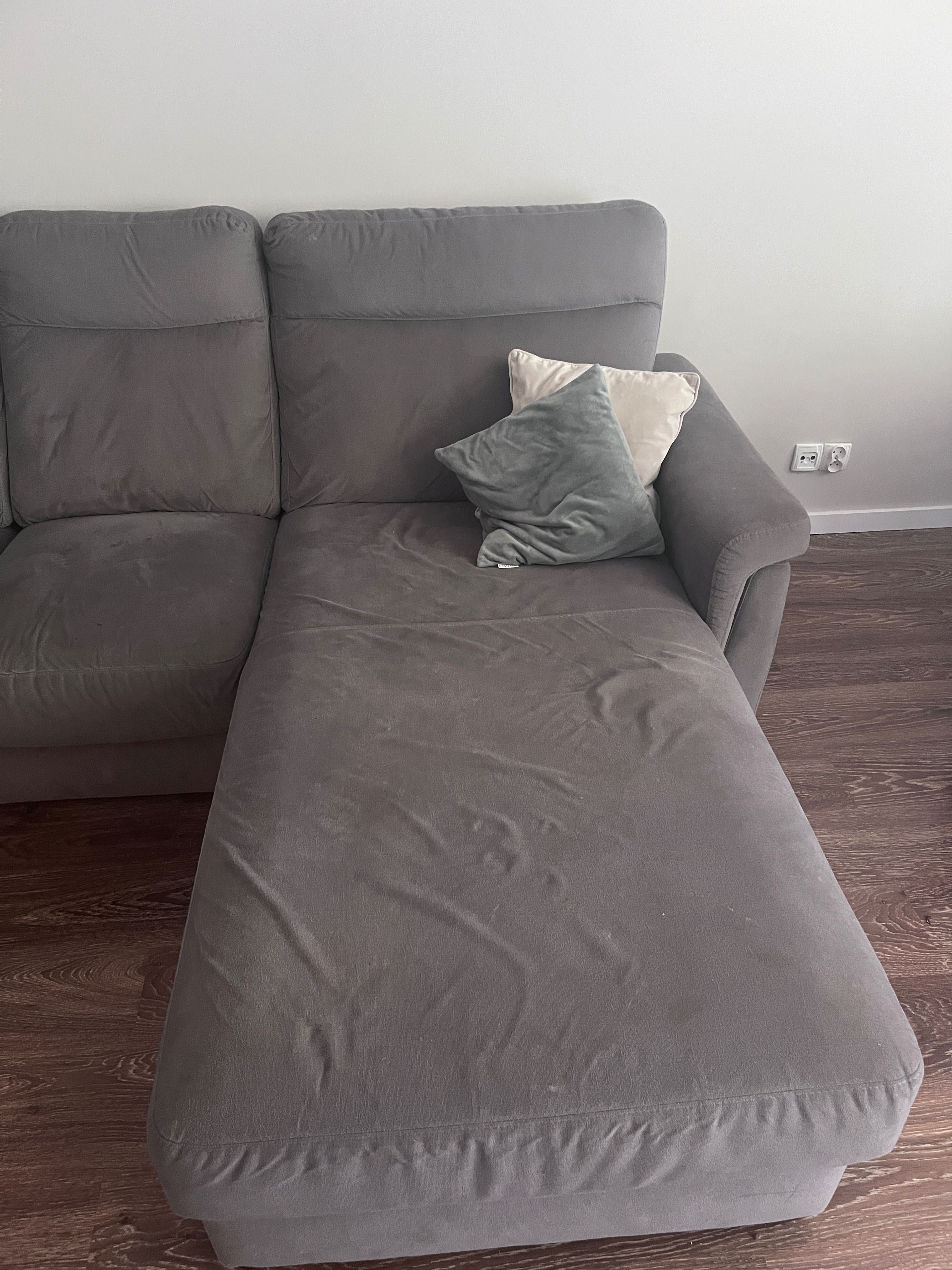 Sofa narożnik szara