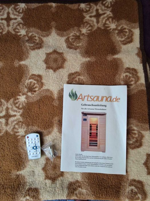 Sauna kabina infrared na podczerwień Artsauna 4os narożna bdb radio