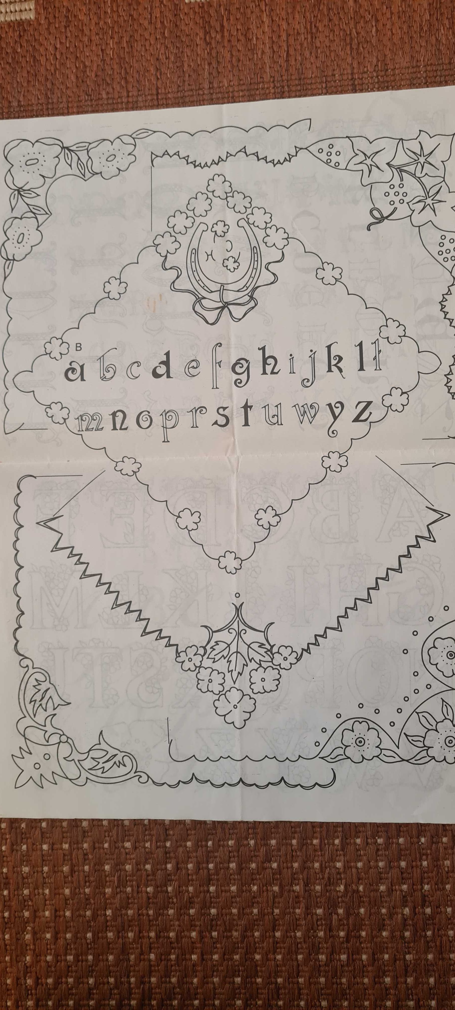 Broszurki nr 2 i 3/90 ze wzorami (25) haftu płaskiego i richelieu