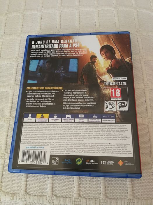 The Last Of Us Remastered - PS4 - Como Novo