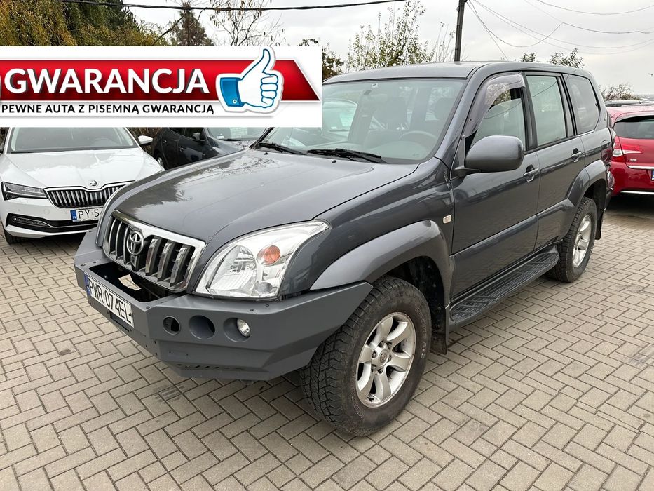 Toyota Land Cruiser 3,0 D 163 KM 4x4 7-osób GWARANCJA Zamiana Zarejestrowany