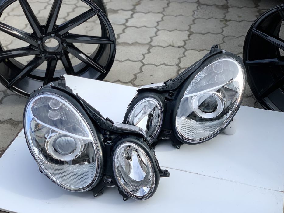 Фары Mercedes Benz w211 Дорестайлинг Галоген Фара Оптика АвтоРозборка