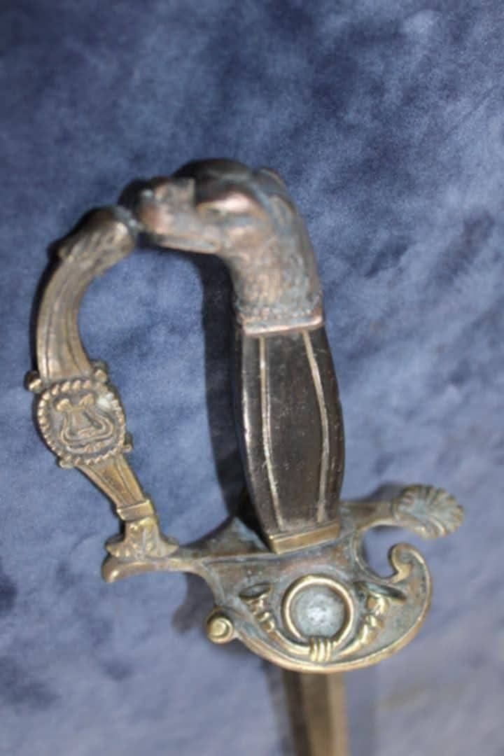 Espada de músico do regimento português de caçadores