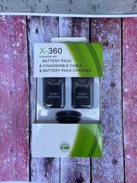 Батарея аккуммулятор 2 ШТУКИ для Xbox 360 4800 mah + USB кабель