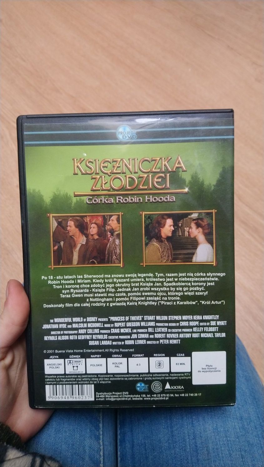 Film DVD Księżniczka Złodziei Córka Robin-Hooda