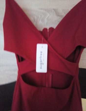 Nowa czerwona sukienka S/36