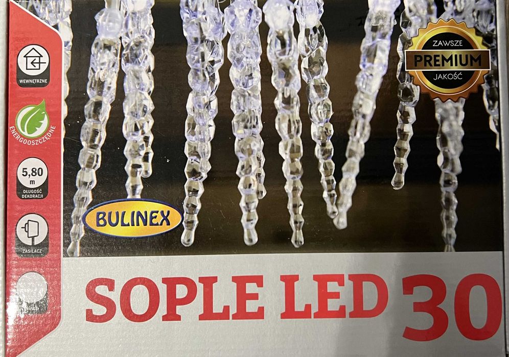 Lampki choinkowe - SOPLE LED 30 sztuk - Bulinex