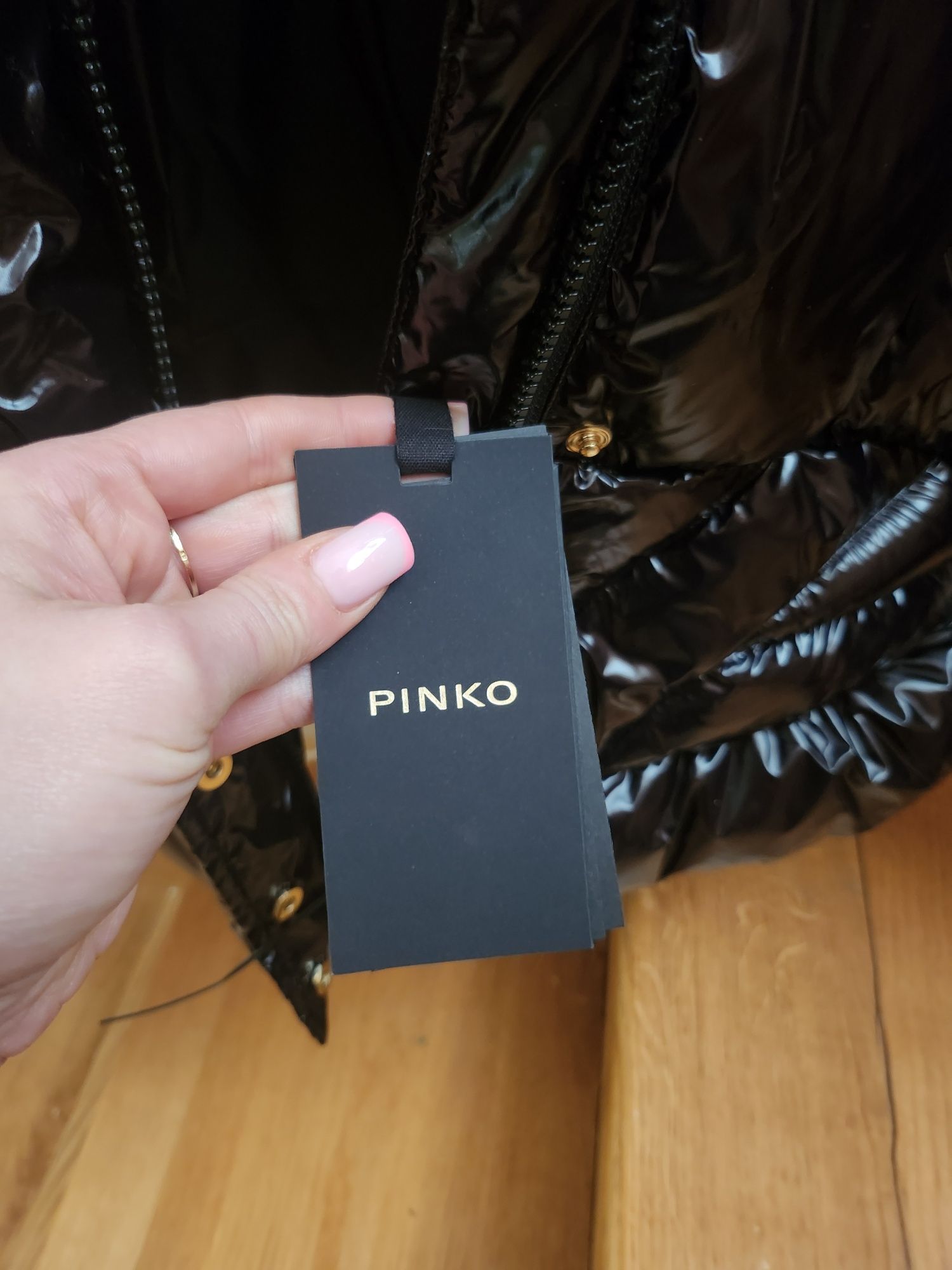 Pinko kurtka Nero Limousine czarna puchowa r.40 Nowa!