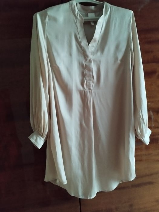 Шёлковое платье-рубашка