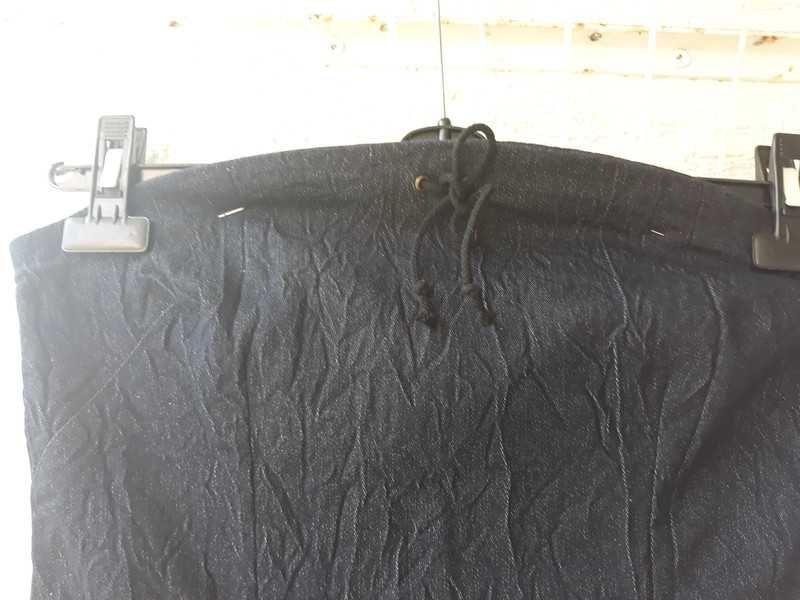 Jeansowa długa sukienka L XL