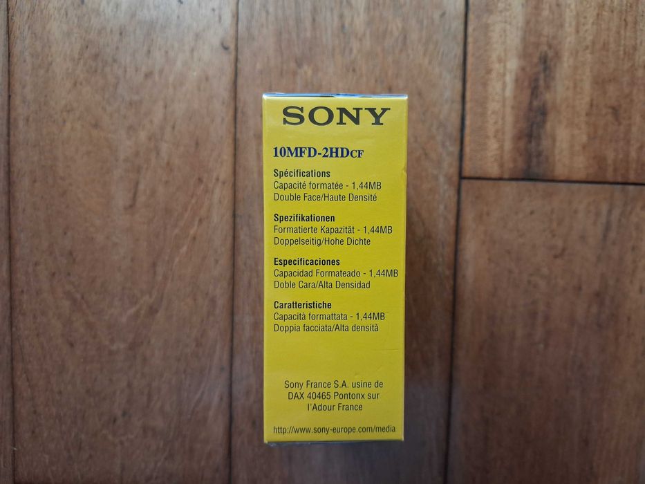 Caixa de 10 Disquetes Novas Sony 2HD 3.5" 1.44MB