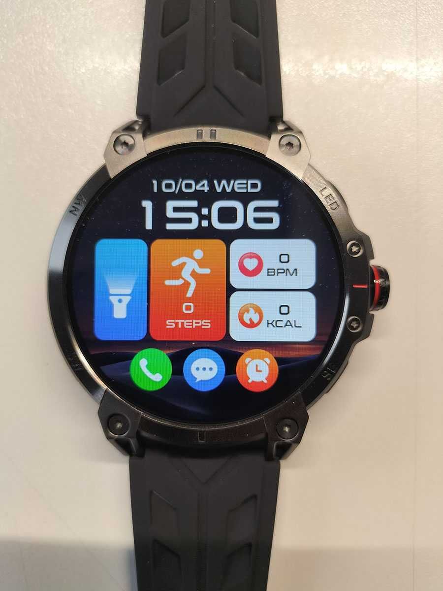 Smartwatch Super AMOLED 1,85 cala / 4,7 cm