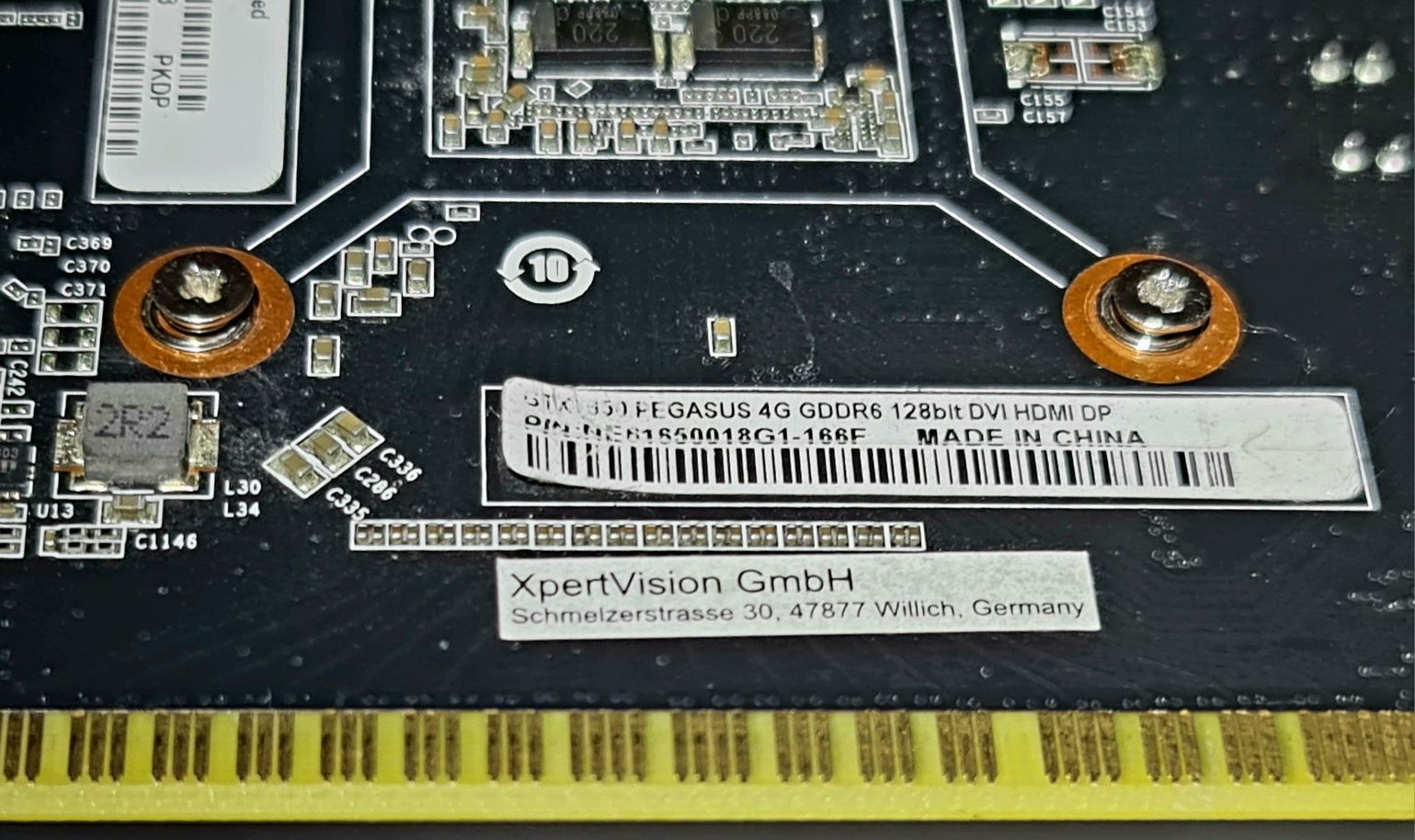 Karta graficzna GeForce GTX z serii 16 Gainward 4 GB DDR5