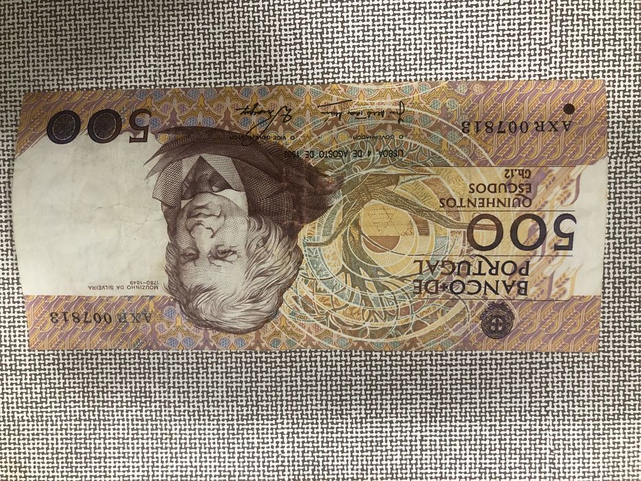 4 Notas de 500 escudos