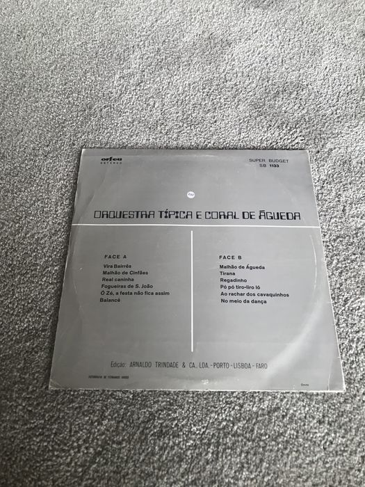Vinil da Orquestra Típica e Coral de Águeda