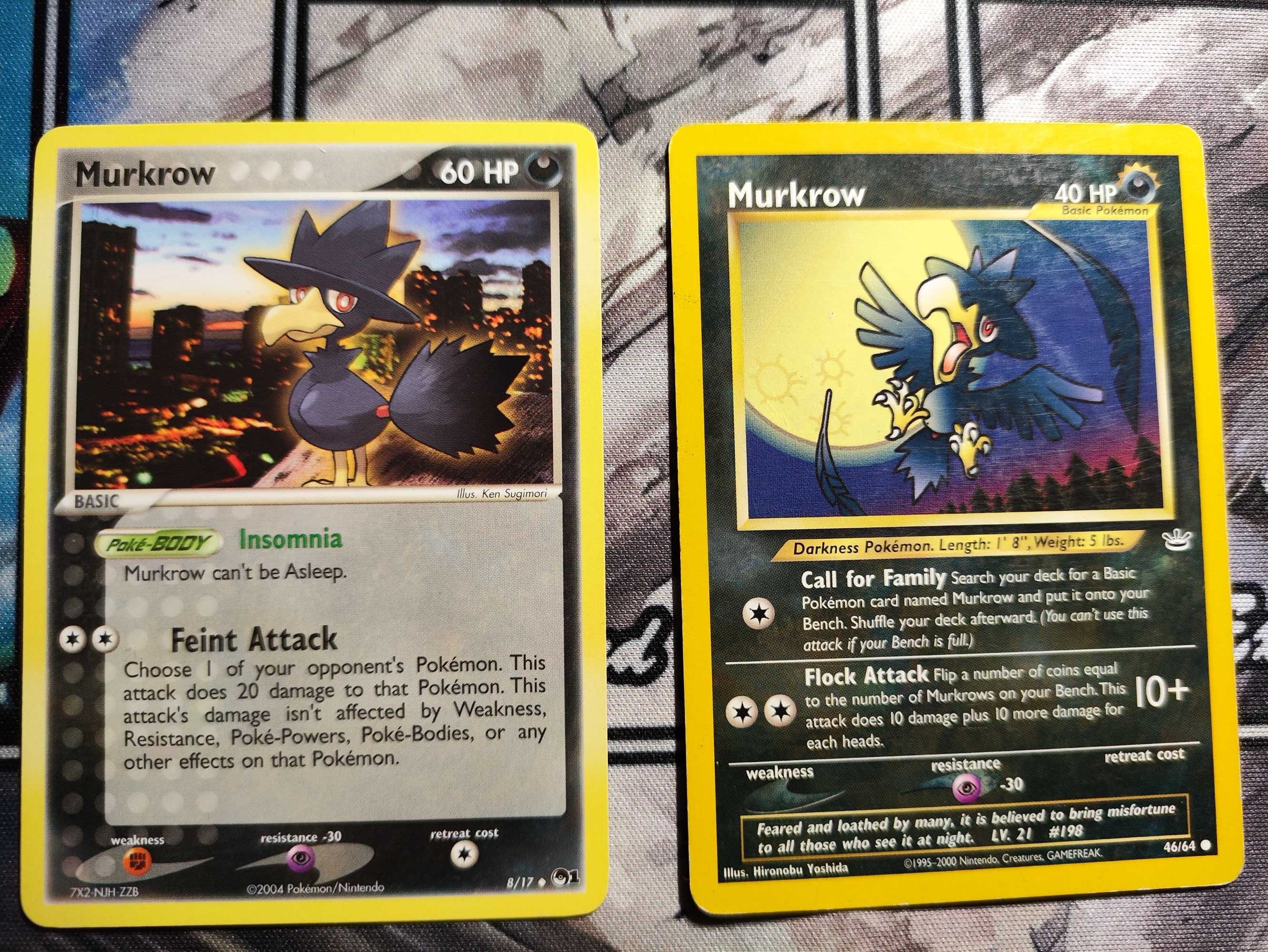Cartas pokemon 9 cartas darkness