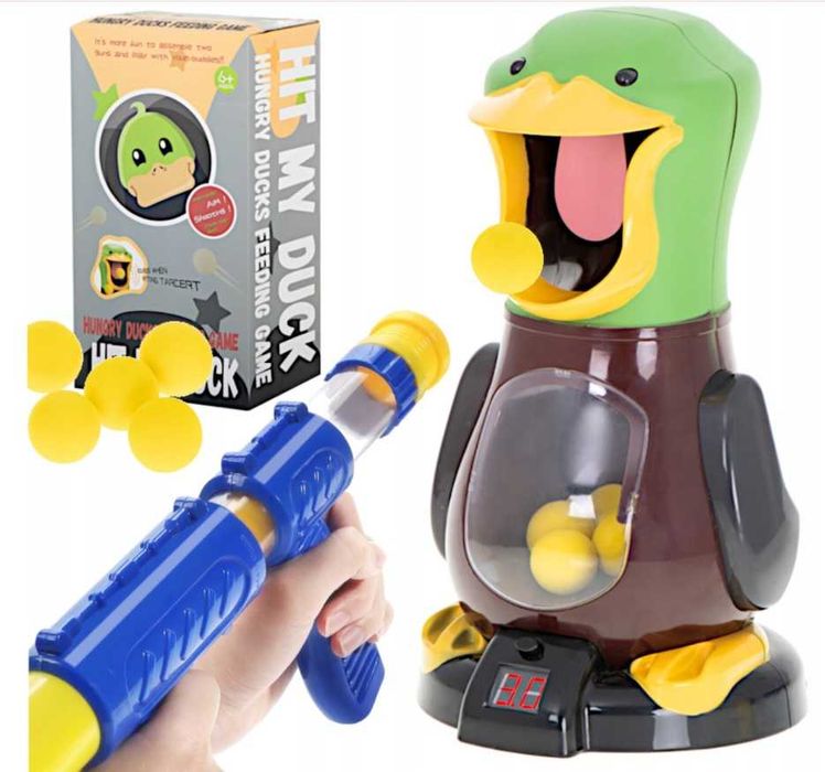 GRA głodna kaczka celność święta Mikołaj zabawka GRA ZRĘCZNOSCiOWA