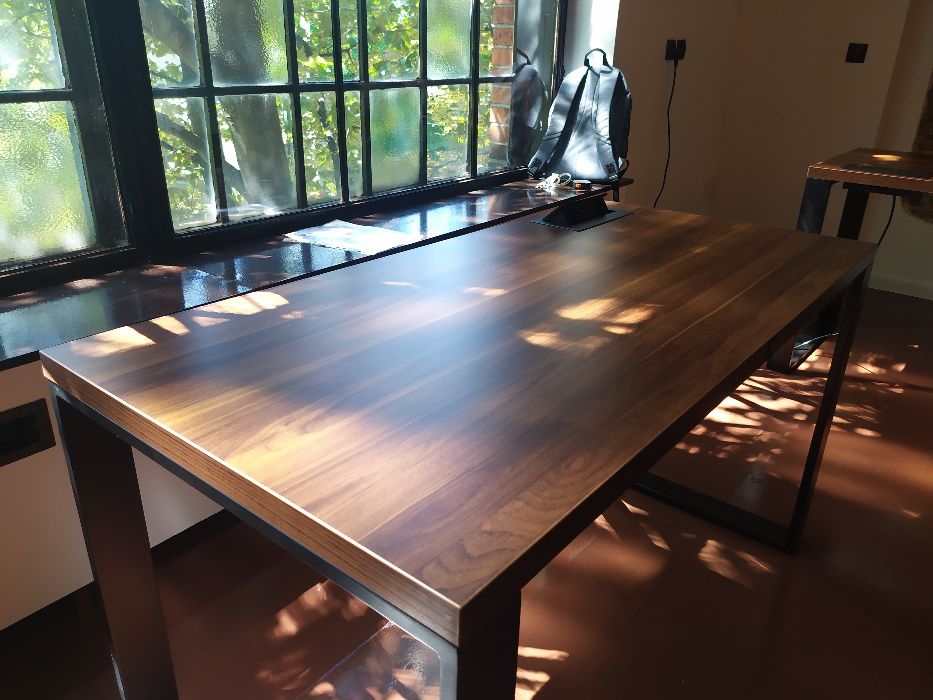 Biurko modern edition styl loft elektryczna regulacja dom biuro gaming