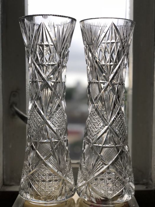 Ваза хрустальная 50-х годов СССР