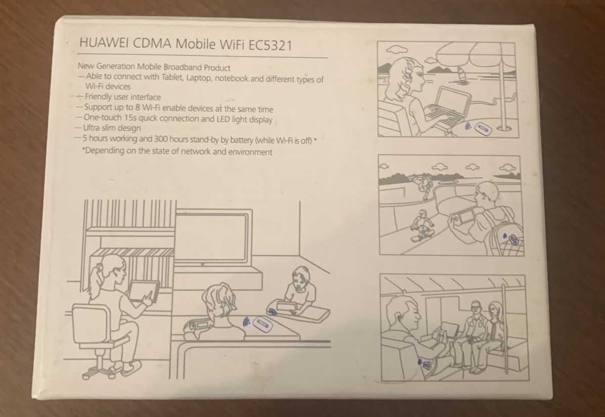 CDMA Huawei wifiI 3G EC5321