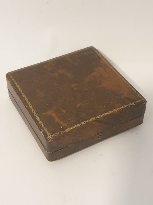 Rara medalha/placa em bronze - nau com corvos - Lisboa São Vicente