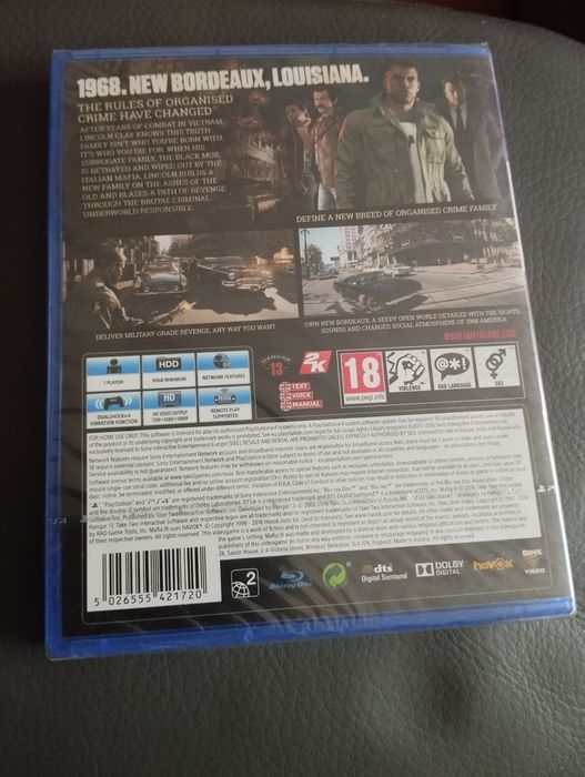 Jogo PS4 máfia 3