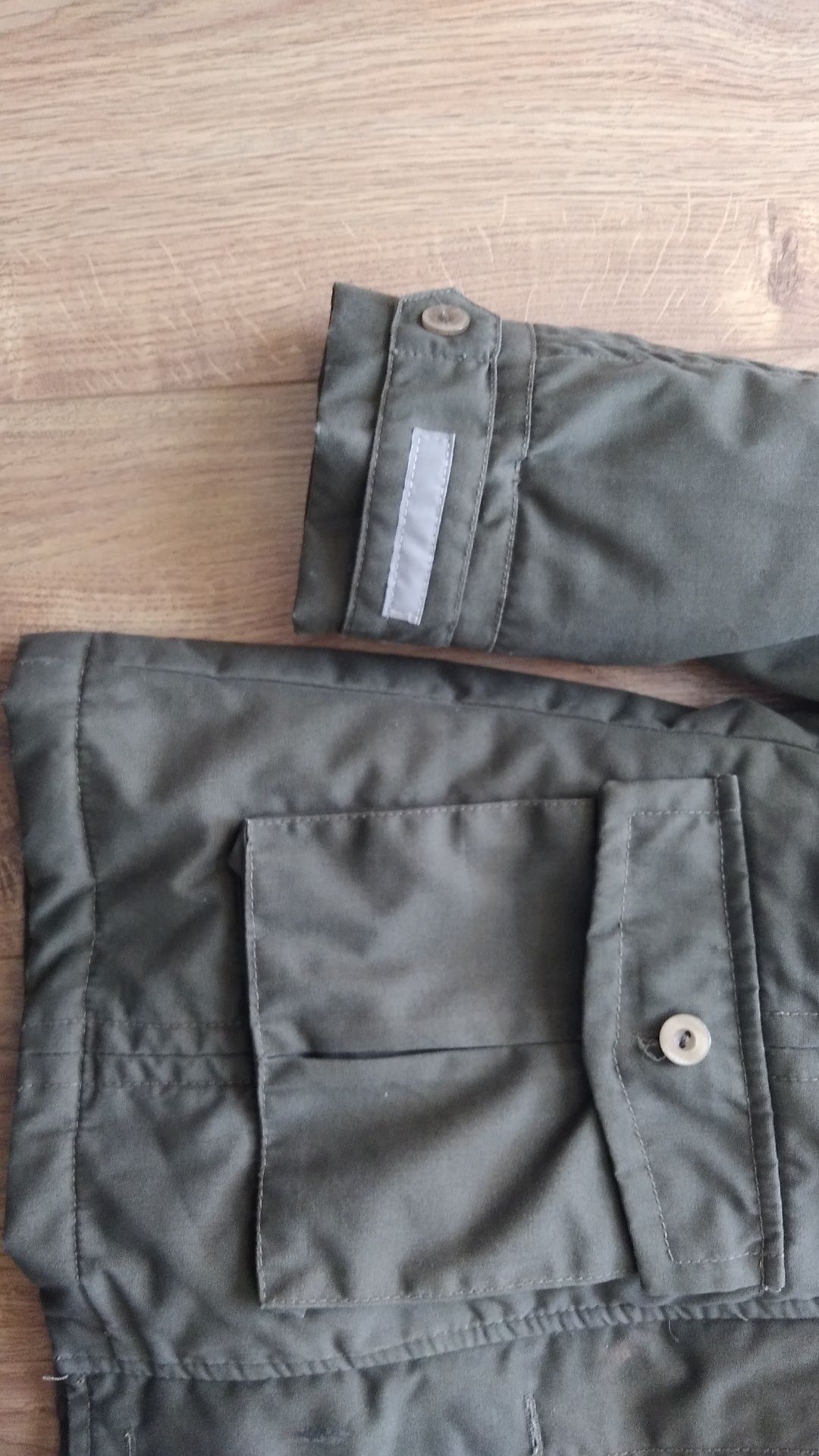 Kurtka 2w1 parka wiosenna khaki