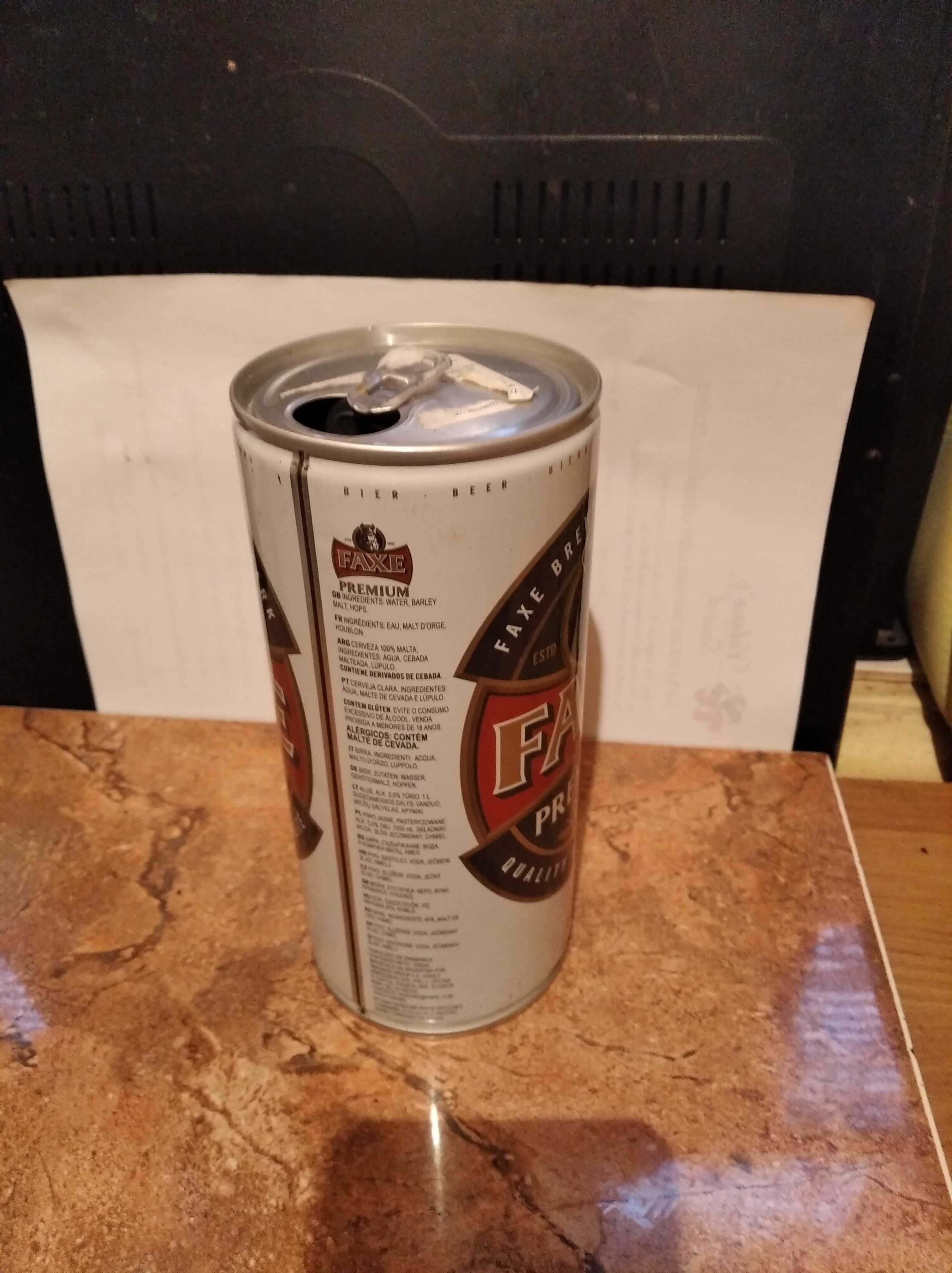 Банка от пива Faxe в коллекцию